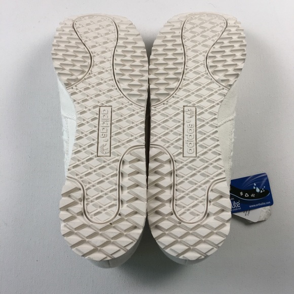 Adidas Men’s White Canvas ZX Shoes 12 ART CM7193 - Picture 5 of 6